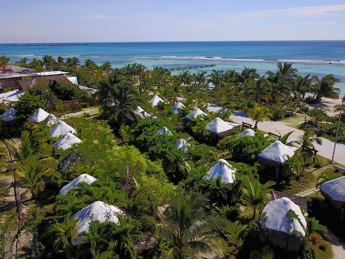 Eco Cabanas Bluekay Mahahual Esterno foto